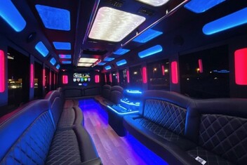 Palm Coast Limousine Bus Interior