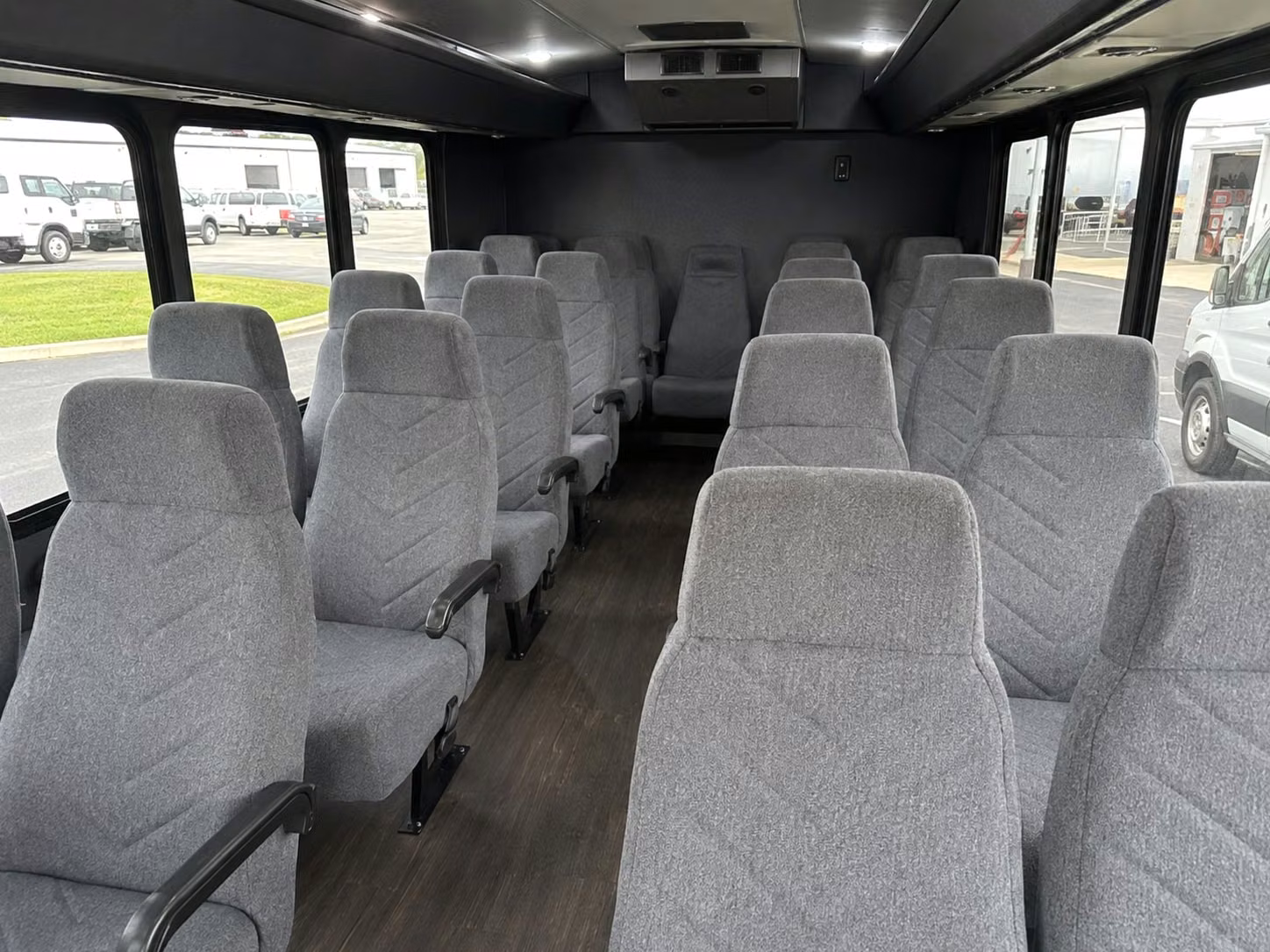18 passenger minibus interior