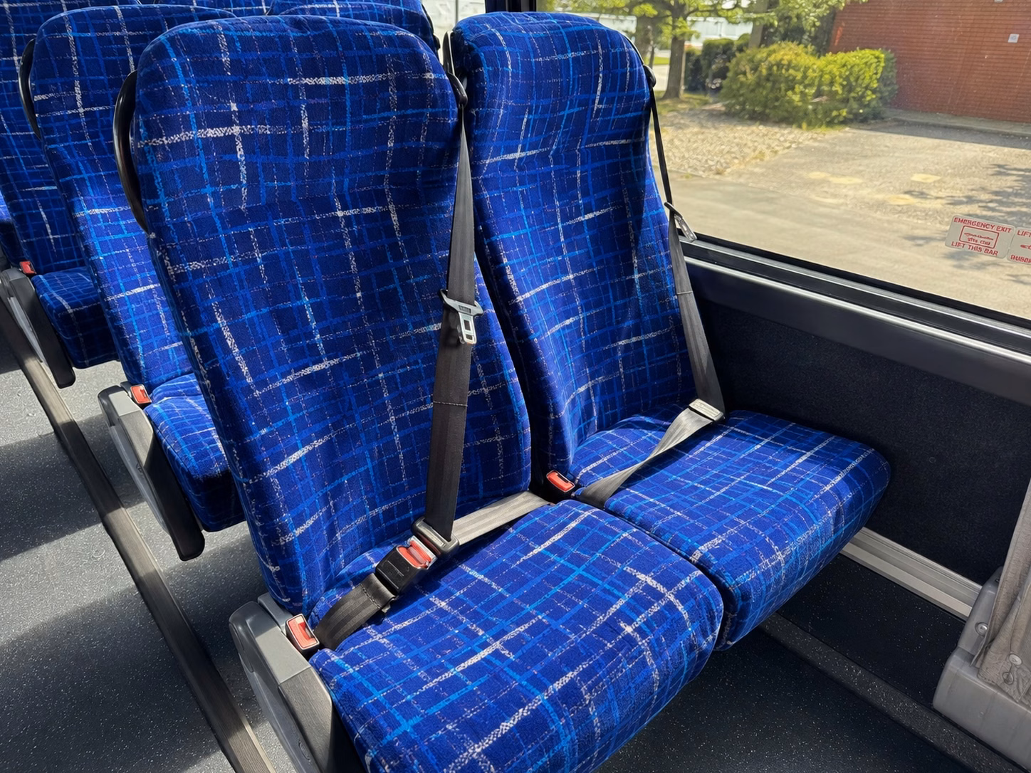 56 passenger charter bus interior