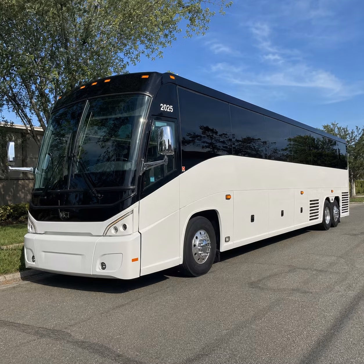 56 passenger charter bus