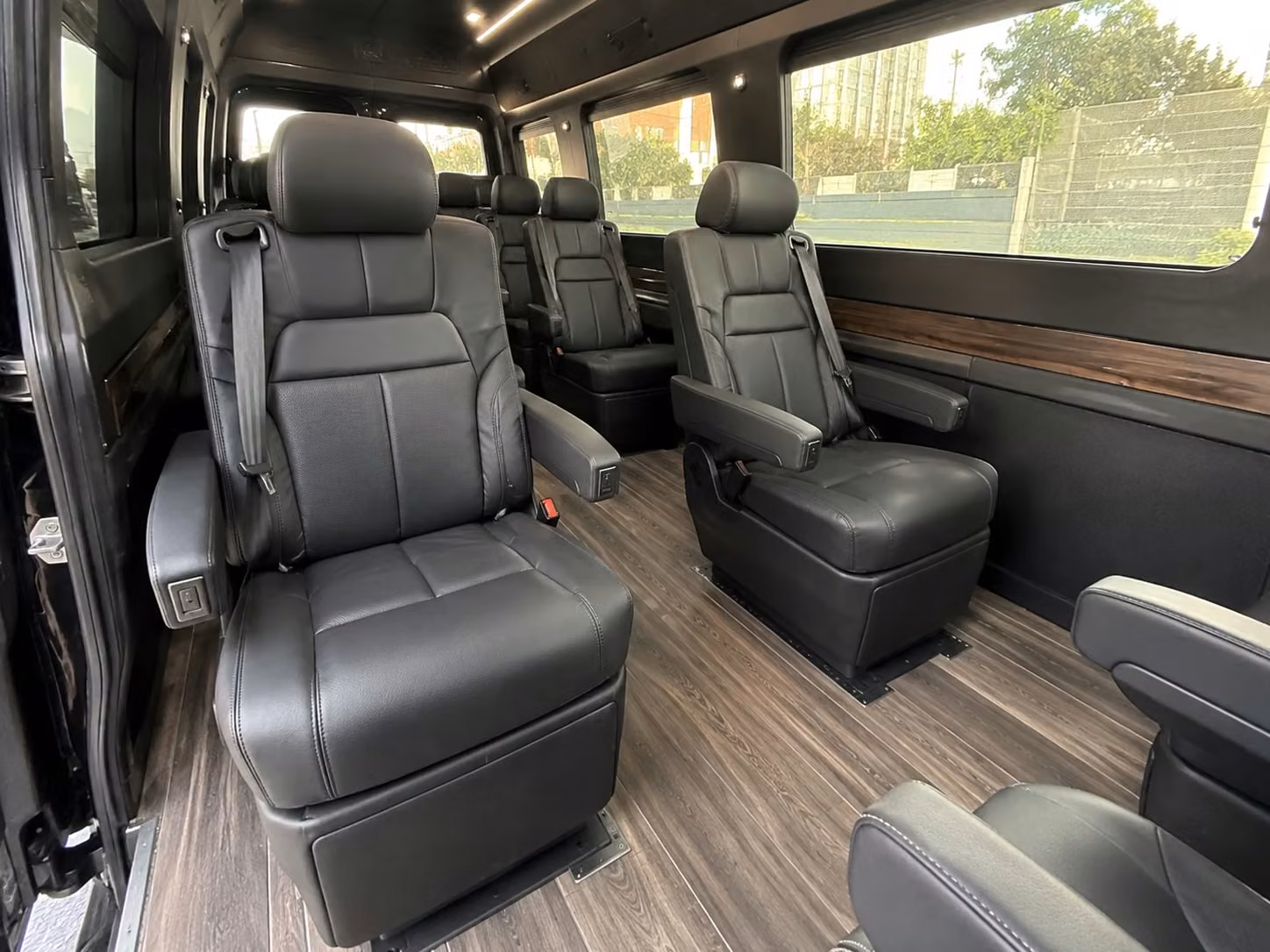 sprinter van with driver interior